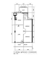 Blk 130 KIM TIAN VISTA (Bukit Merah), HDB 3 Rooms #566304341